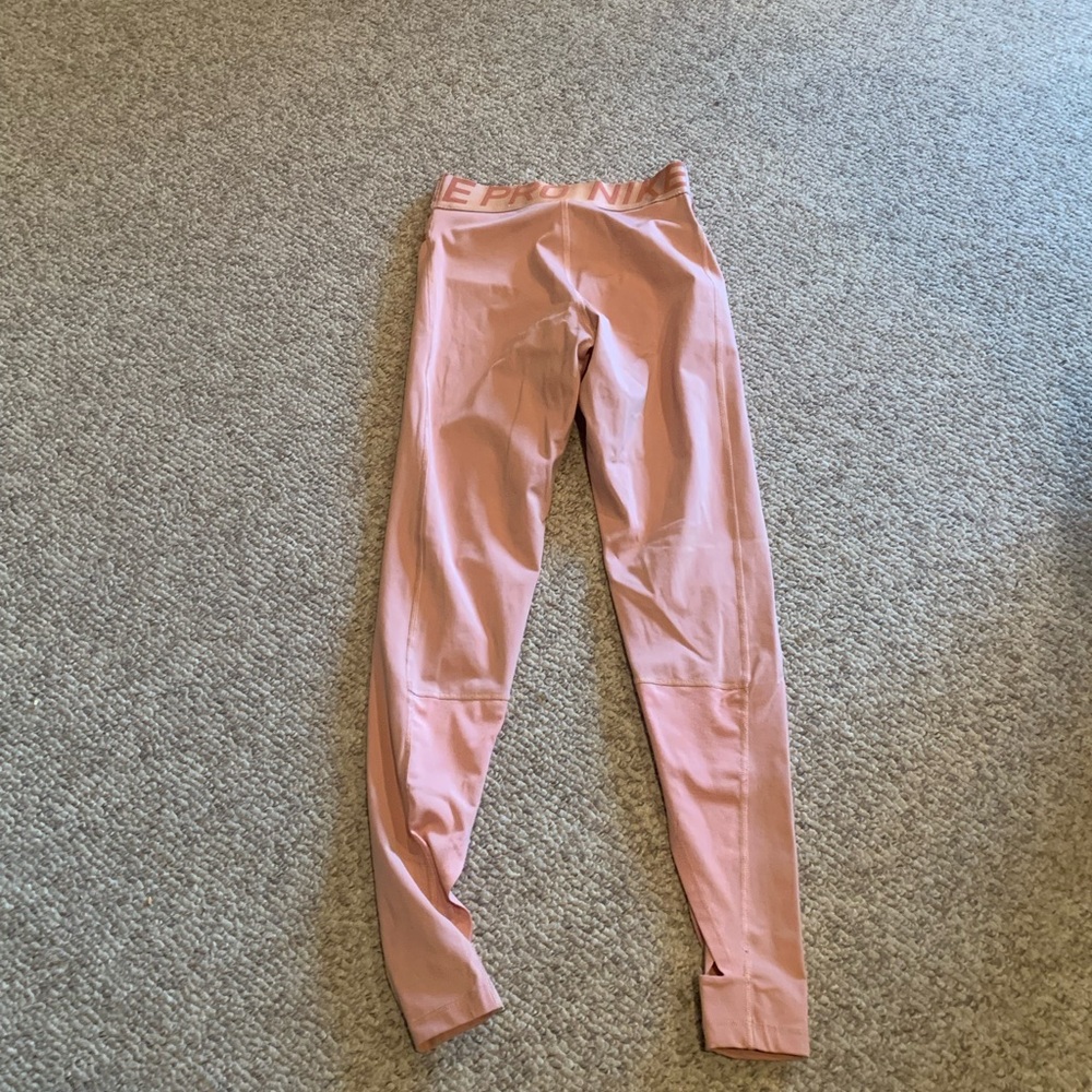 Nike Pink/Blush Seamless Sports Bra and High-Waist Leggings Set - Picture 8 of 8